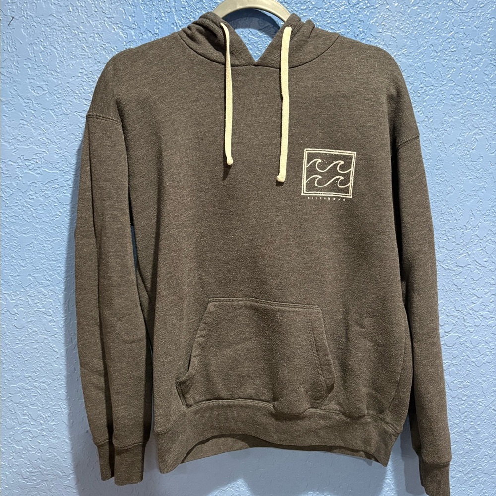 Billabong Jrs Gray Hoodie with Wave Logo